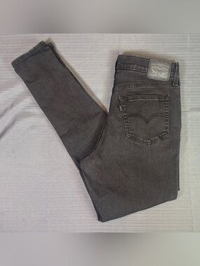 Levi’s 720 High Rise Super Skinny Jeans Women’s 31 Black Stretch Denim
